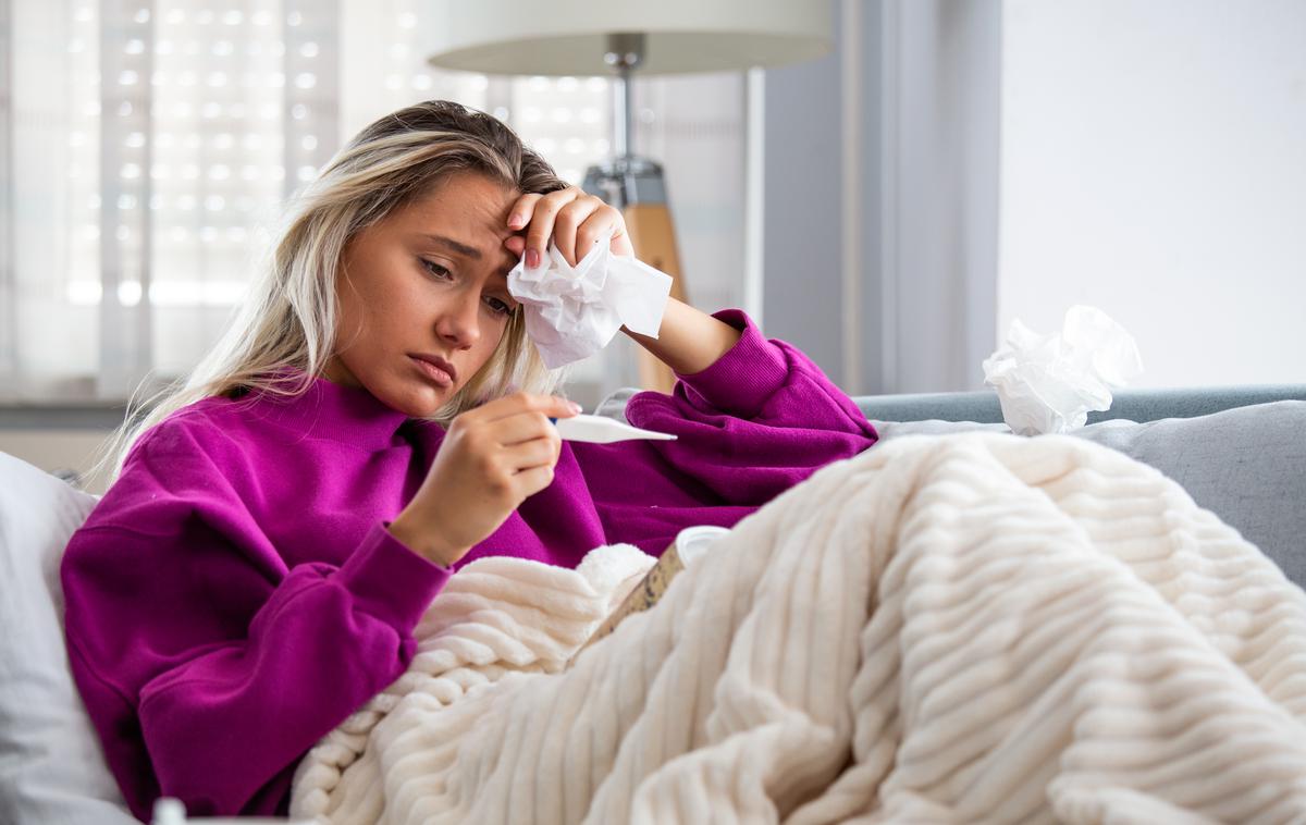 gripa prehlda bolezen | Pri bolnikih s covid-19 se simptomi ponavadi začnejo z vročino, kaže nedavna ameriška študija.