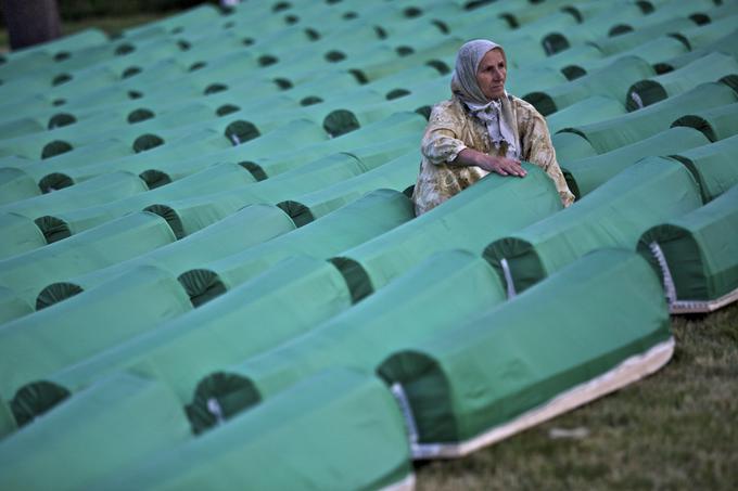 V genocidu v Srebrenici je umrlo več kot osem tisoč Bošnjakov. | Foto: Matjaž Rušt