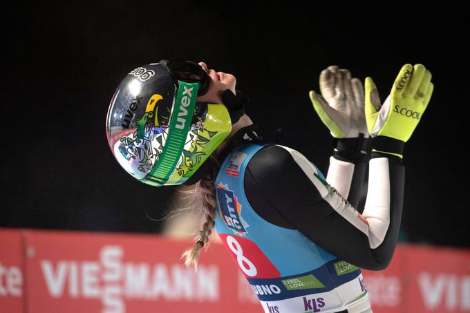 Konec decembra je prvič v sezoni skočila na stopničke – na Ljubnem ob Savinji je zmagala. | Foto: Guliverimage/Vladimir Fedorenko