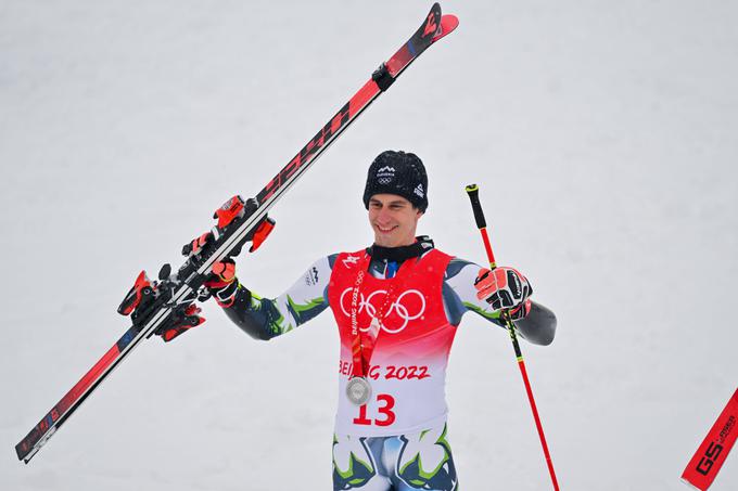 Žan Kranjec je osvojil srebro na veleslalomu. | Foto: Guliverimage/Vladimir Fedorenko