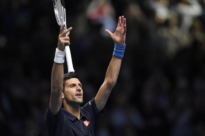 Novak Đoković se je z drugo zmago uvrstil v polfinale zaključnega turnirja. | Foto: Reuters