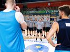 slovenska košarkarska reprezentanca trening Aleksander Sekulić