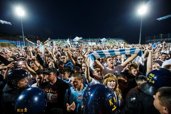 Navijači Rijeke ne bodo mogli vstopiti na štadion v Pireju. | Foto: Grega Valančič/Sportida
