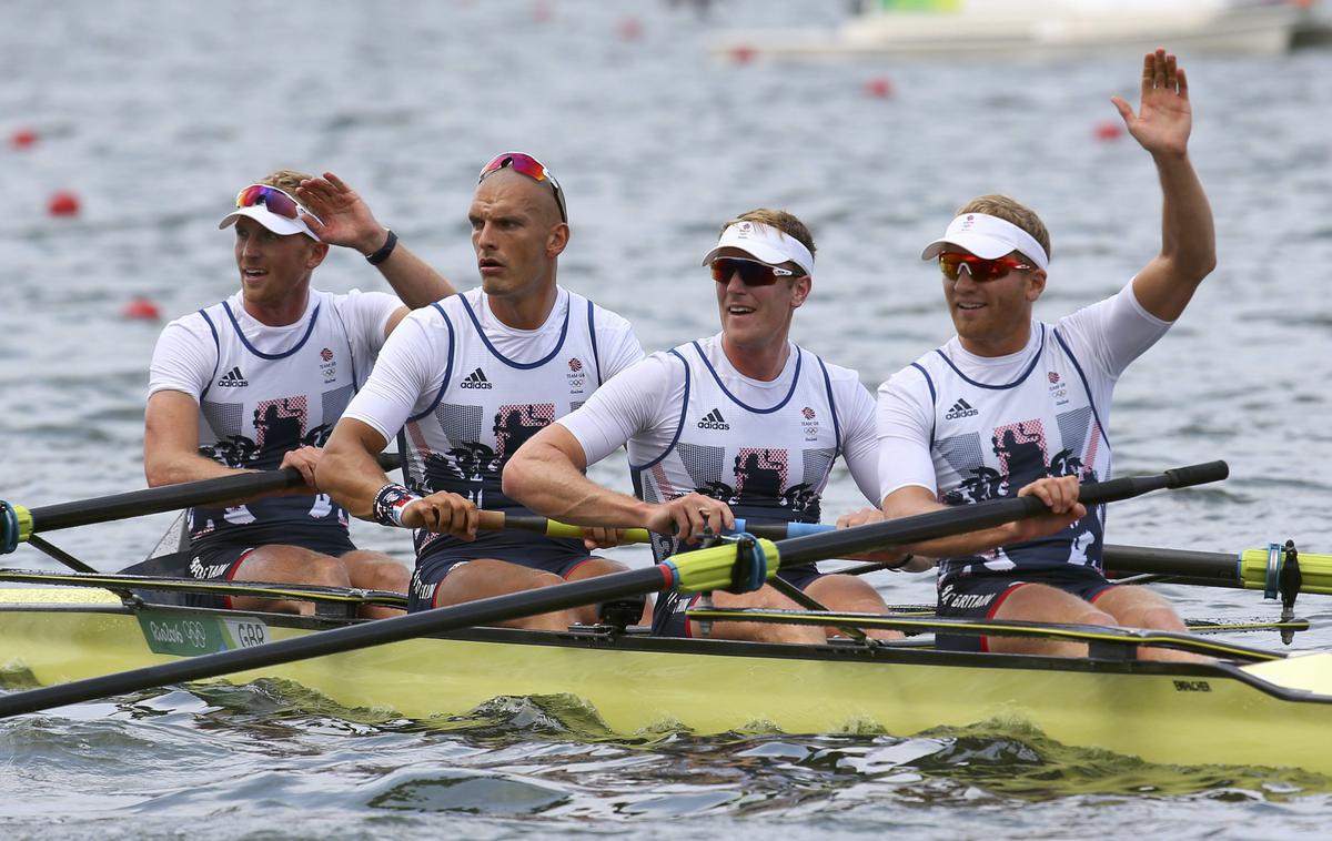 Alex Gregory, Mohamed Sbihi, George Nash in Constantine Louloudis | Foto Reuters