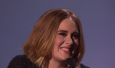 Adele med petjem premagal smeh