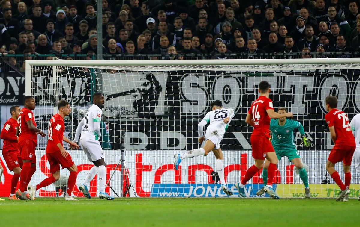 Borussia Mönchengladbach, Bayern München | Borussia M. je v derbiju kroga ugnala Bayern. | Foto Reuters