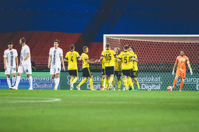 Slovenija : Švedska, slovenska nogometna reprezentanca | Švedi so zmagali z 2:0. | Foto Grega Valančič/Sportida
