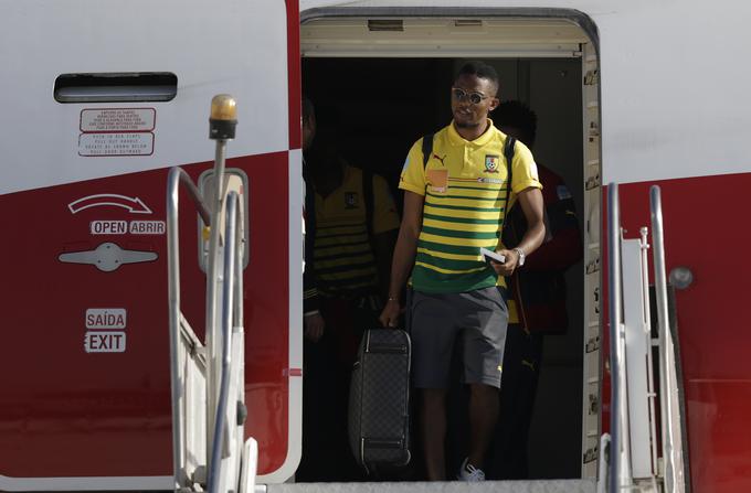 Samuel Eto'o in soigralci so zaradi spora na zadnje svetovno prvenstvo prišli z zamudo. | Foto: Reuters