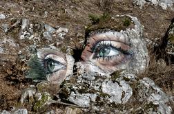 Poslikane skale v gozdovih nad Sorico: kdo je njihov avtor?
