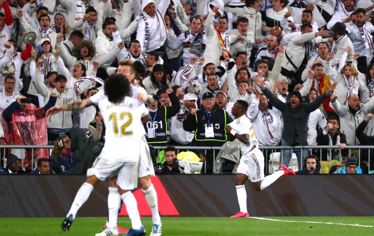 Real Madrid | Madridčani so se veselili zmage na 180. el clasicu, z njo pa so se povzpeli tudi na vrh španske lige. | Foto Reuters