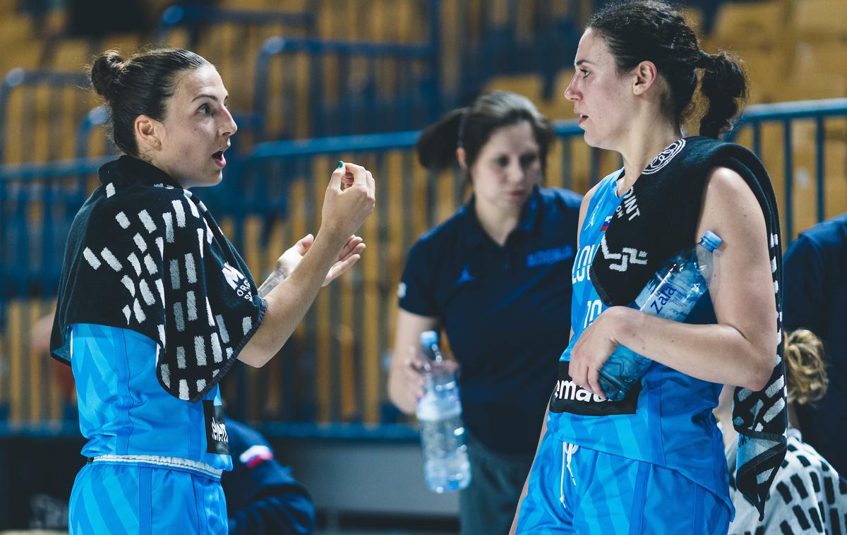 slovenska ženska košarkarska reprezentanca Teja Oblak | Teja Oblak je dala 26 točk. | Foto Grega Valančič/Sportida