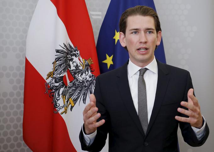 Avstrijsko zunanje ministrstvo, ki ga vodi Sebastian Kurz, poziva Slovenijo in Hrvaško h končanju mejnega spora. | Foto: 