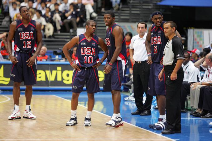 Mladi zvezdniki lige NBA leta 2006 na svetovnem prvenstvu na Japonskem niso zdržali pritiska. | Foto: 