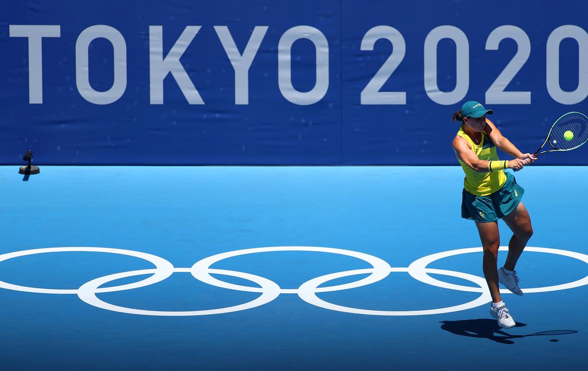 Ashleigh Barty | Ashleigh Barty je nastope v posamezni konkurenci končala že v prvem krogu. | Foto Reuters