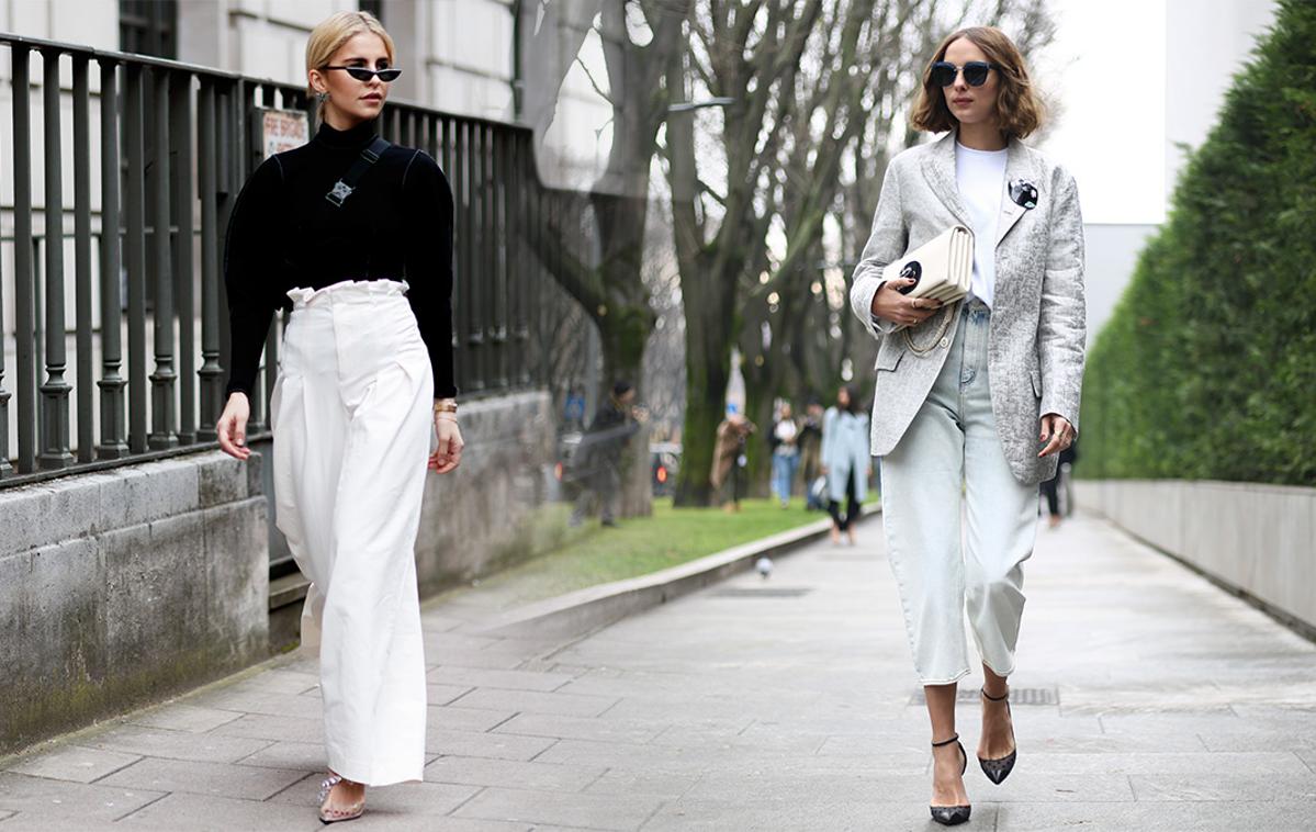 moda, trend, ulični stil | Svetle hlače so lahko odličen dodatek k jesenski in zimski garderobi. | Foto Cover Images