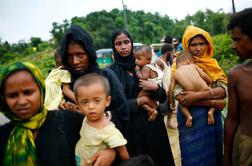 Muslimani zaradi nasilja bežijo iz Mjanmara