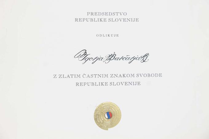 osamosvojitev, Slovenija, častni znak svobode | Foto: STA/Katja Kodba