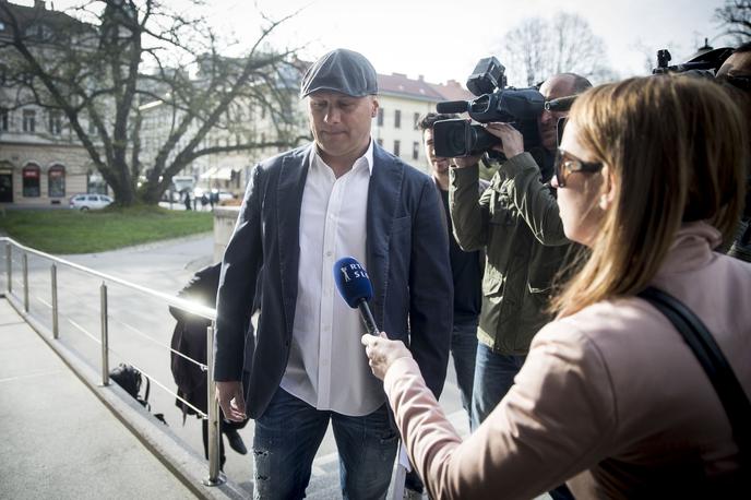 Dragan Tošić prišel na sojenje v zadevi Balkanski bojevnik | Foto Ana Kovač