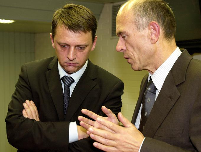 Tone Rop (levo) se spominja, da Dušan Semolič z LDS - dolgo let pod vodstvom Janeza Drnovška - nikoli ni dobro funkcioniral. | Foto: STA ,