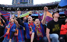 Barcelona Camp Nou navijači