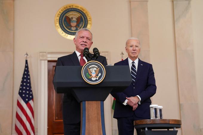 kralj Abdulah in Joe Biden | Foto: Reuters