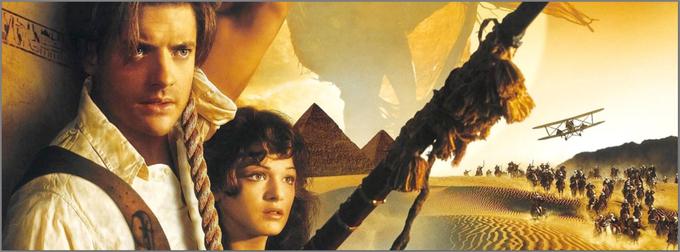 Egipčanski svečenik Imhotep je bil zaradi prešuštva s faraonovo priležnico preklet in obsojen na mumifikacijo pri živem telesu. Leta 1923 ga v puščavi Egipta nehote obudijo lovci na zaklade. Glavni vlogi v epski pustolovščini sta odigrala Brendan Fraser in oskarjevka Rachel Weisz. • V četrtek, 10. 6., ob 13.35 na FOX Movies.* | Foto: 