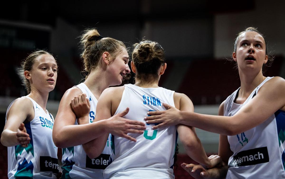 Slovenska ženska košarkarska reprezentanca U18 | Foto Fiba Europe
