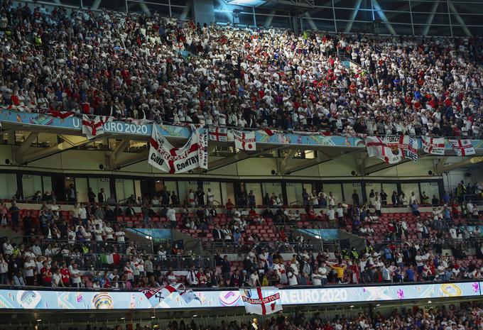 Vsaj 2.000 gledalcev je na Wembley prišlo brez vstopnice. | Foto: Guliverimage/Vladimir Fedorenko
