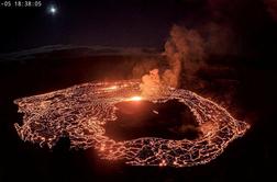 Na Havajih znova aktiven vulkan Kilauea #video #foto