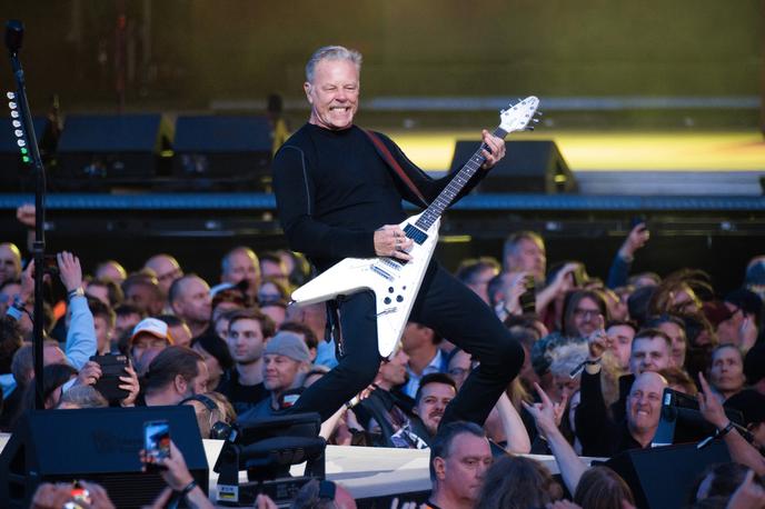 Metallica | Pevec in kitarist skupine Metallica James Hetfield. | Foto Guliverimage
