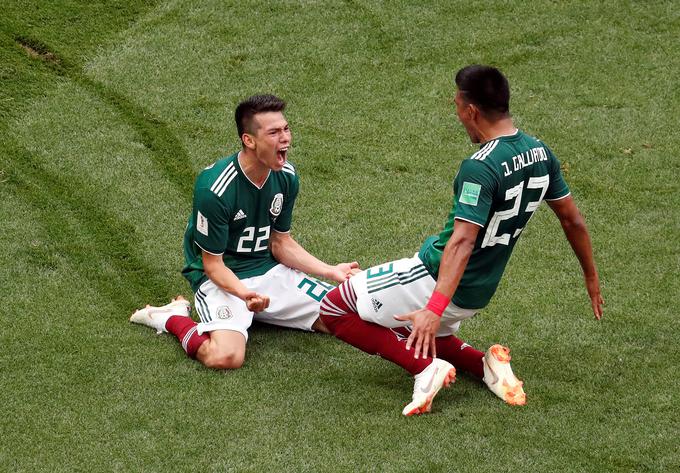 Hirving Lozano je poskrbel za eno največjih zmag mehiške reprezentance. | Foto: Reuters
