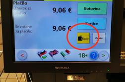 Novost v slovenskih trgovinah: "Verjetno ste prvi, ki je plačal tako"