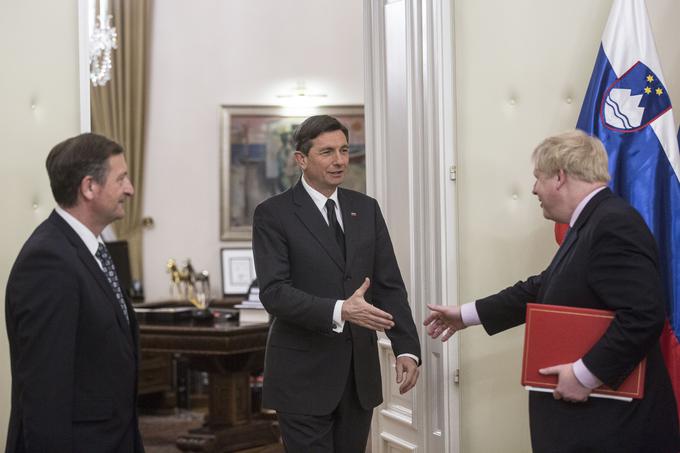 Vodjo britanske diplomacije je sprejel tudi predsednik republike Borut Pahor. | Foto: Matej Leskovšek