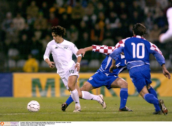 Zlatku Zahoviću in soigralcem leta 2003 ni uspelo izločiti Hrvaške in Slovenije že tretjič zapored popeljali na veliko tekmovanje. | Foto: Reuters