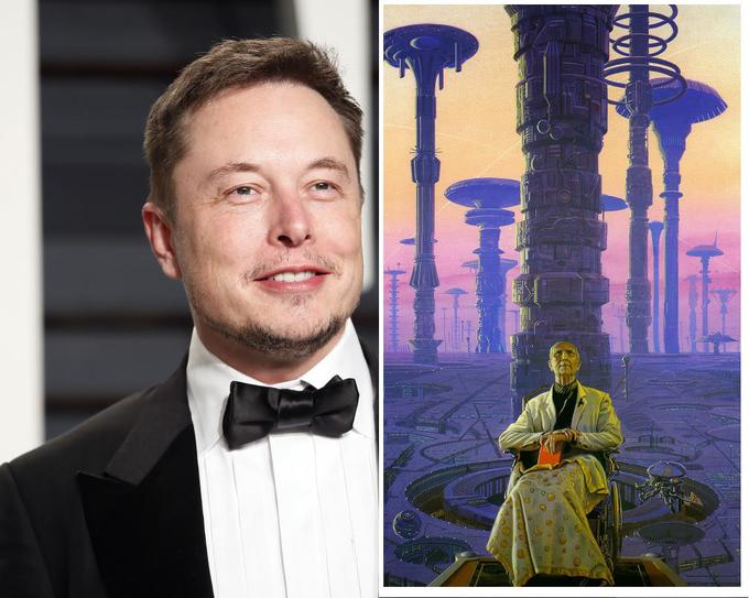 Musk, prvi mož električnih avtomobilov Tesla in vesoljske agencije SpaceX, je velik ljubitelj znanstvene fantastike, njegovo najljubše delo pa je knjiga Fundacija oziroma Temelji legendarnega ameriškega pisatelja Isaaca Asimova. Gre za veličastno pripoved o ponovni gradnji civilizacije po kolapsu galaktičnega imperija. Elon Musk je večkrat povedal, da je ta knjiga utrdila njegovo prepričanje v dejstvo, da se mora človeštvo razširiti po vesolju in ne ostati na Zemlji. | Foto: Reuters