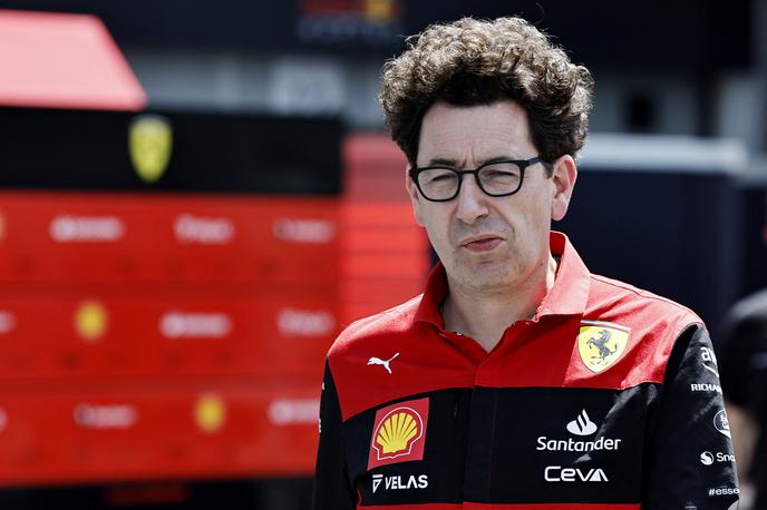 Mattia Binotto | Vodstvo Ferrarija je v izjavi za javnost zapisalo, da je že sprejelo odstop Binotta. | Foto Reuters