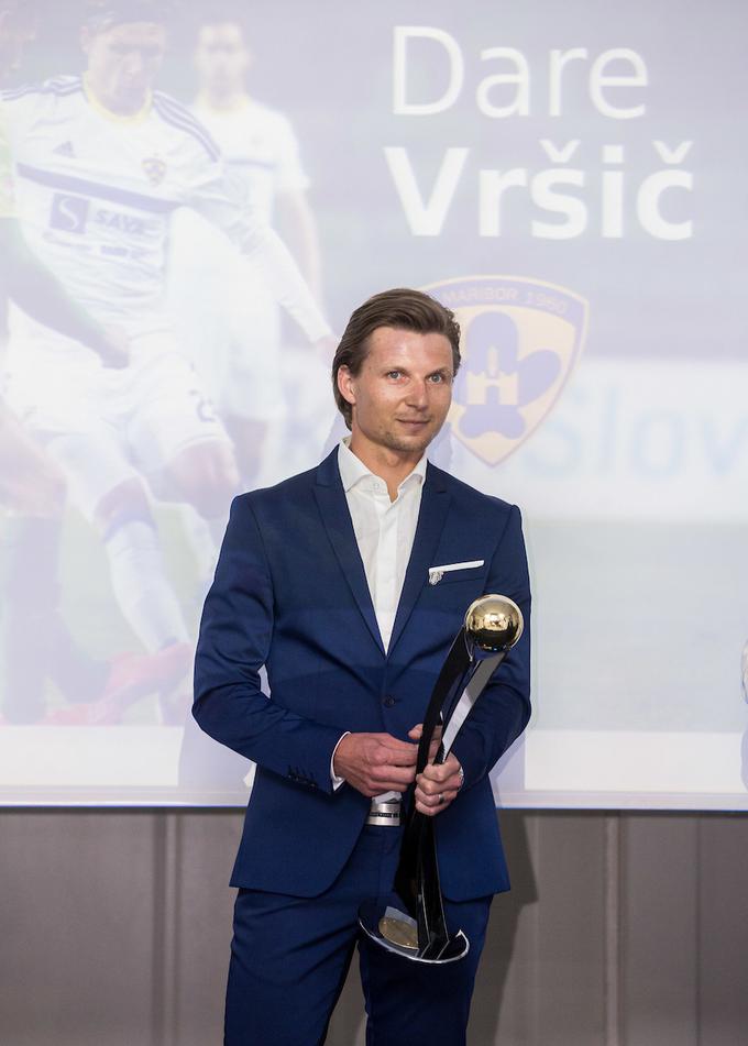 Dare Vršič, najboljši nogometaš "šampionske" sezone 2016/17, je trenutno brez pogodbe. V Mariboru se pripravlja na lastno pest in želi zaigrati v tujini. | Foto: Vid Ponikvar