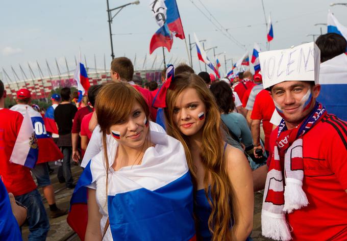 V Francijo se bo odpravilo veliko ruskih nogometnih navijačev in navijačic. | Foto: 