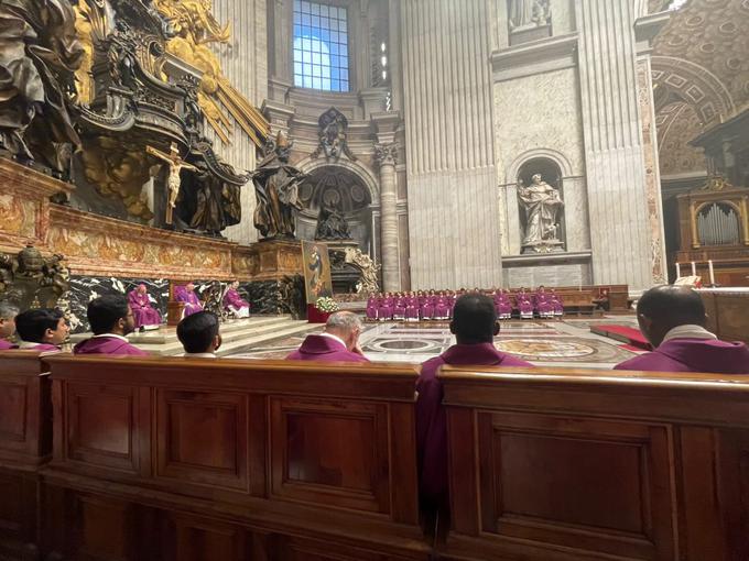 Vatikan, danes, Benedikt XVI. slovo, bazilika sv. Petra | Foto: Jakob Piletič - Pullavis