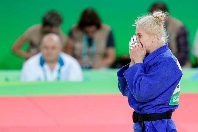 Ana Velenšek je v Riu kljub poškodbi osvojila olimpijsko odličje.  | Foto: Stanko Gruden, STA