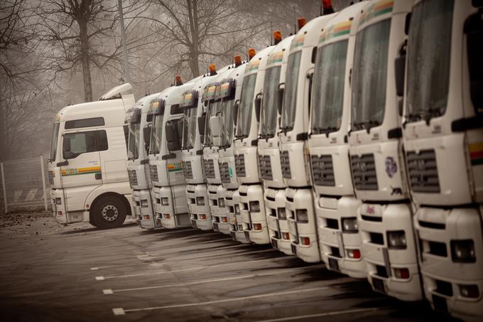 Pred stečajem je Viator & Vektor Logistika močno okrepila floto tovornjakov v Romuniji, tako da je v Viator & Vektor Ro preselila skoraj 50 tovornjakov. | Foto: Matej Povše