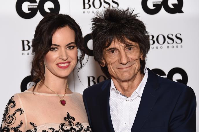 Ronnie Wood in Sally Humphreys | Foto Getty Images