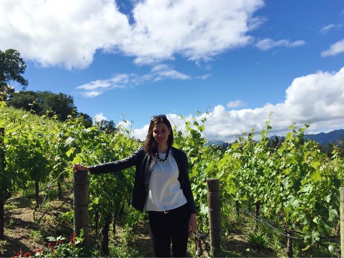 Nina na enem od najljubših nedeljskih izletov: v Napi, ki jo imenuje kar ameriška Brda. Gre za vinorodno območje, kjer delujejo številni pridelovalci vin. | Foto: Osebni arhiv