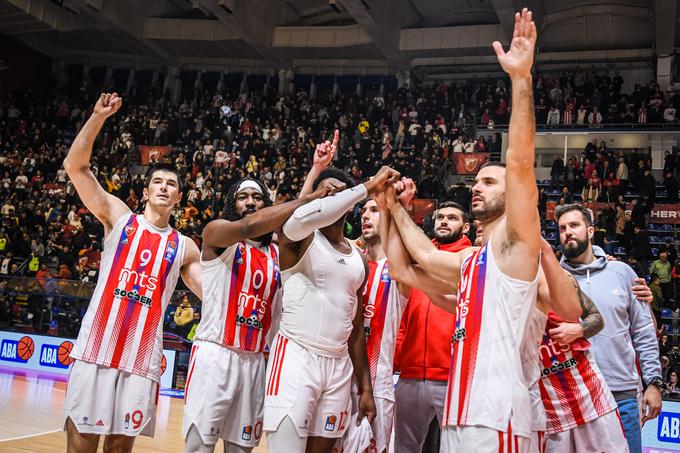 Crvena Zvezda je že v finalu. | Foto: ABA League j.t.d./Dragana Stjepanovic