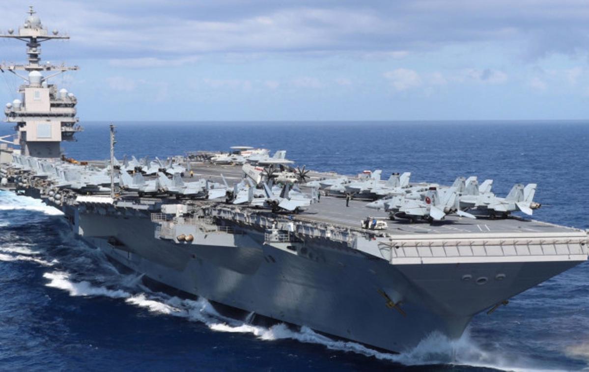 USS Gerald R. Ford | Gre za največjo vojaško ladjo na svetu, na njej je lahko po nekaterih neuradnih podatkih tudi do 90 letal. | Foto Sea Forces