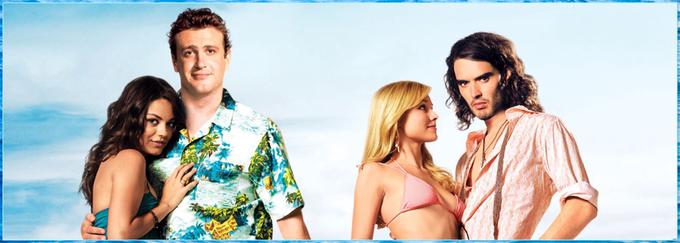 Ne preveč uspešnemu glasbeniku Petru (Jason Segel) se življenje postavi na glavo, ko ga dekle (Kristen Bell) zapusti zaradi priljubljenega rock zvezdnika (Russell Brand). Da bi zacelil čustvene rane, se odloči preživeti počitnice na Havajih. Kako daleč bo šel, da bo pozabil nekdanjo ljubezen? • V četrtek, 20. 6., ob 22.50 na Diva.* │ Tudi v videoteki DKino.

 | Foto: 