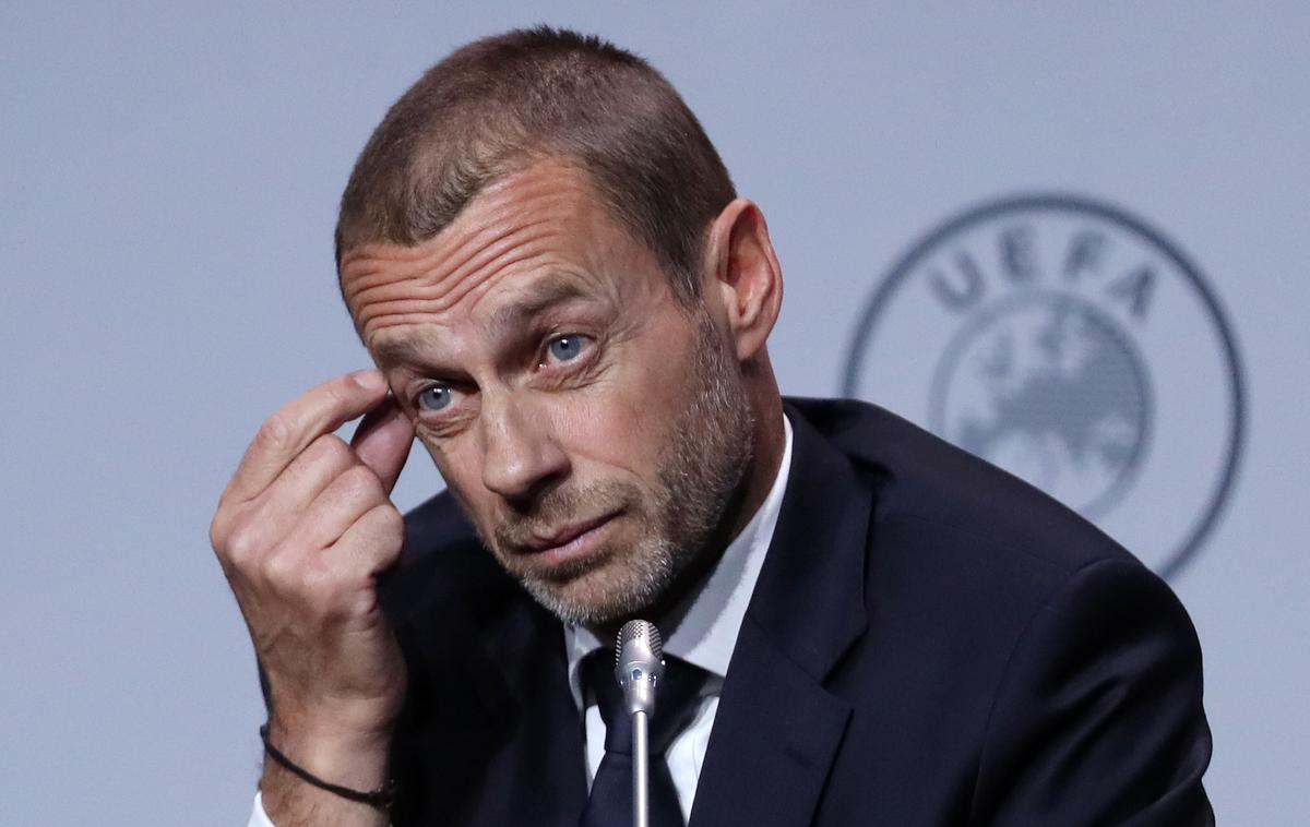 Aleksander Čeferin | Uefa intenzivno preučuje možnosti za nadaljevanje domačih ligaških tekem tudi v mesecu juniju in juliju. | Foto Reuters