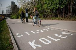 Zakaj na Dunajski cesti preštevajo kolesarje?