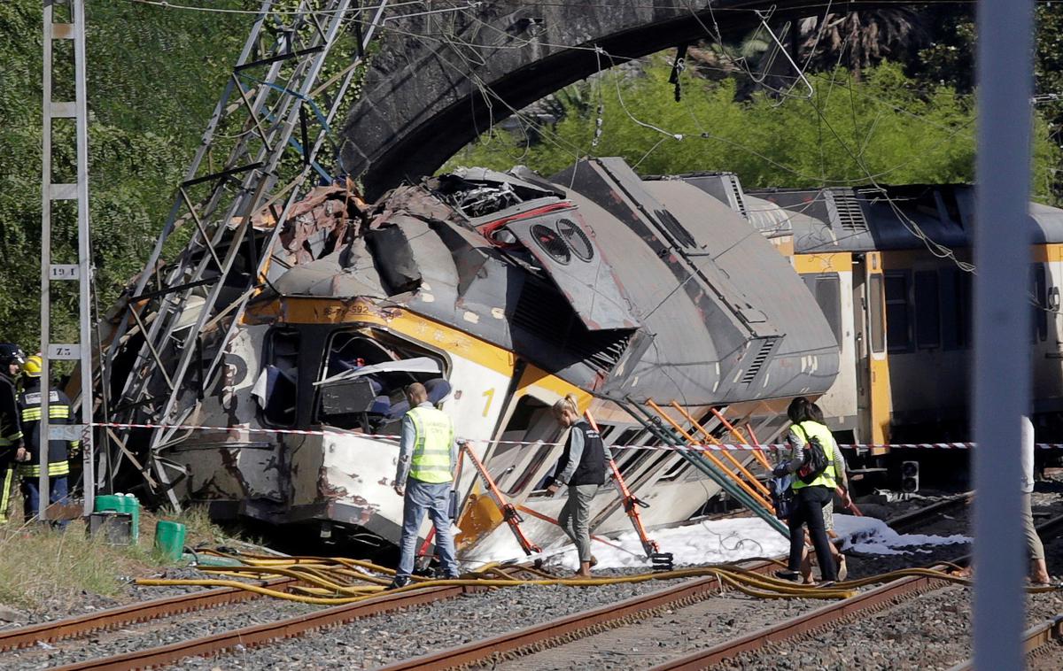 Nesreča vlaka v Španiji | Foto Reuters