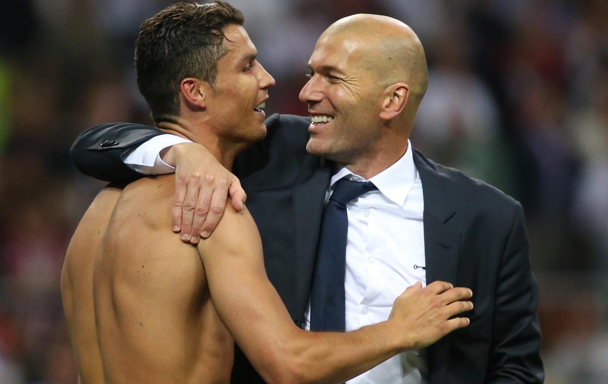 Cristiano Ronaldo, Zinedine Zidane | Foto Reuters